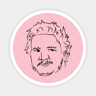 Pedro Pascal Messy Sketch Magnet